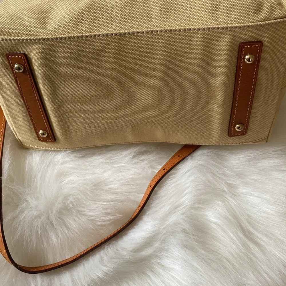 Dooney & Bourke Canvas & Leather Satchel - Picture 6 of 12